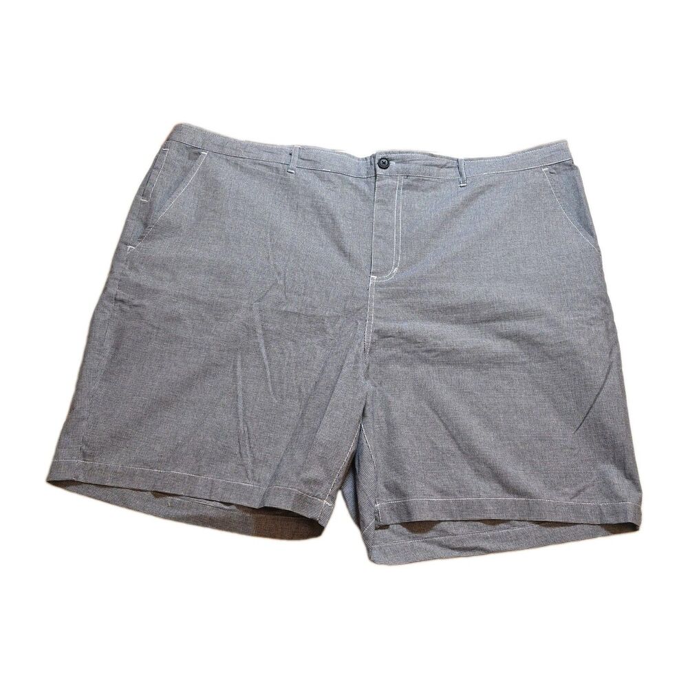 Winston Men's Houndstooth Chino Shorts Size 48 Blue White